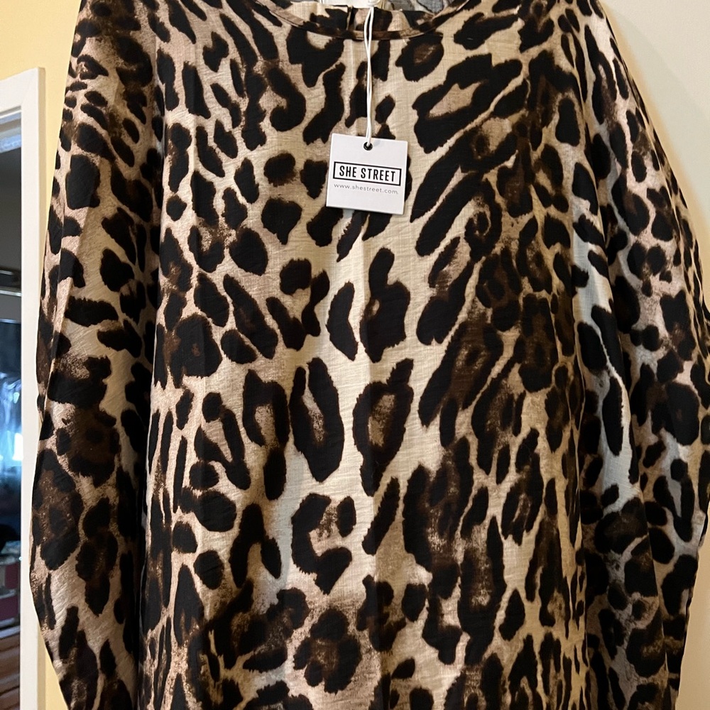 She Street Leopard Outfit OS Small NWT - Picture 3 of 5